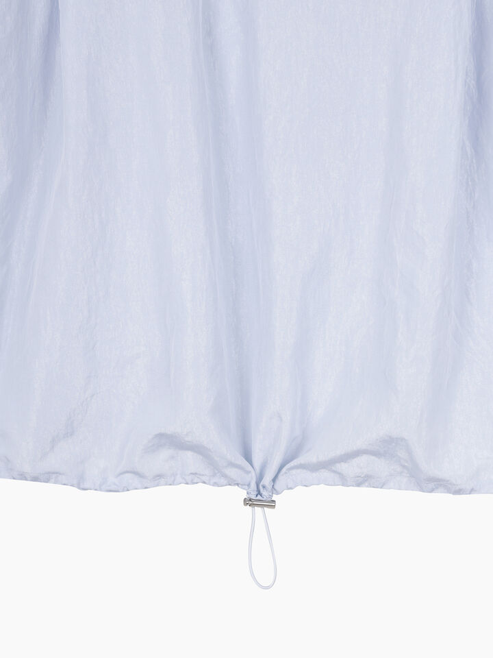 Camicia cropped azzurra con coulisse - sisley k camicie - Azzurro | Sisley K image number 6